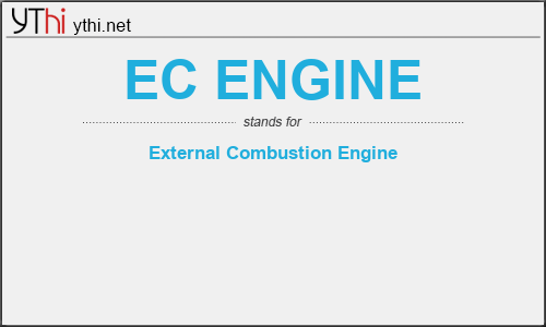 What does EC ENGINE mean? What is the full form of EC ENGINE?